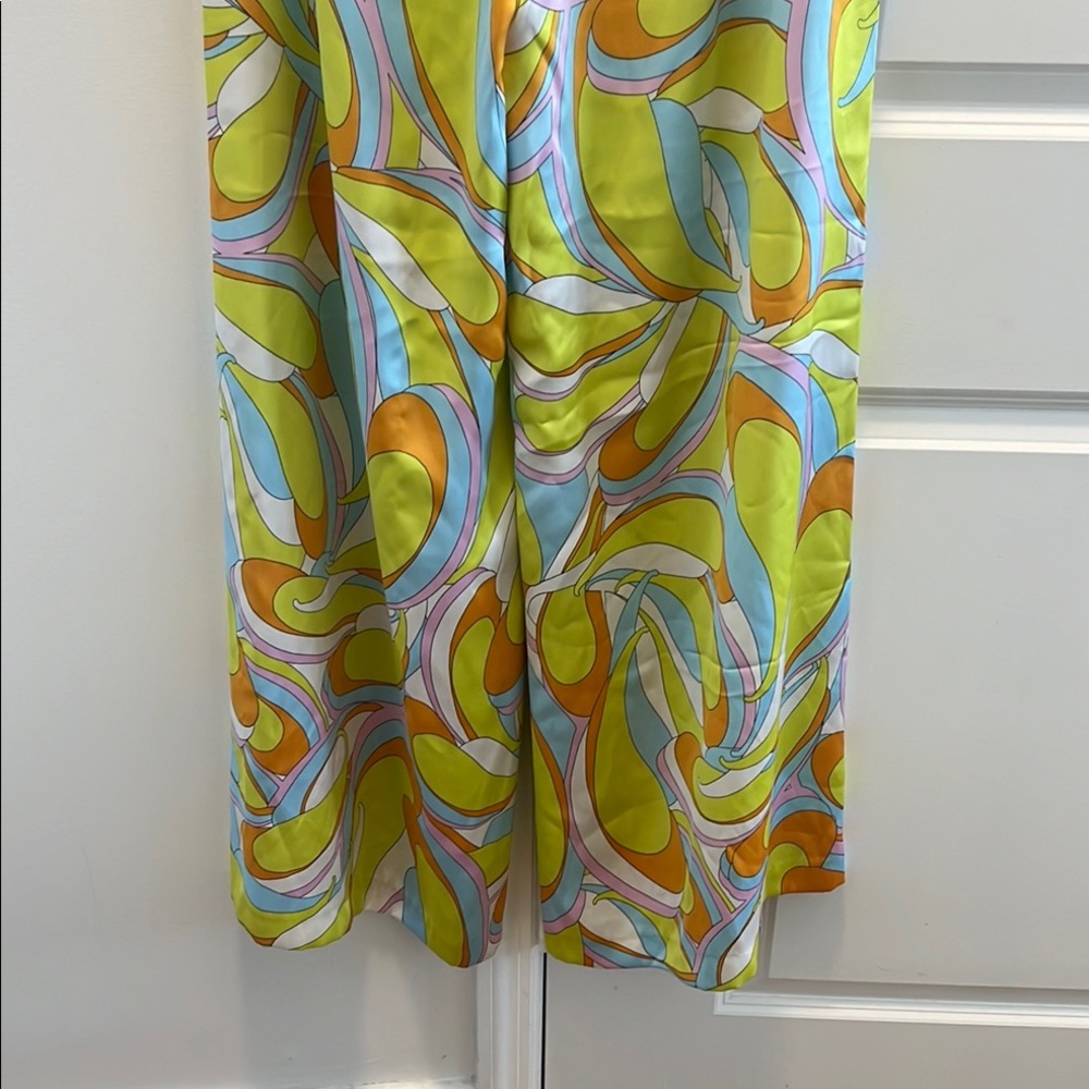 Zara Multicolor Abstract Pattern Pants - Picture 5 of 5